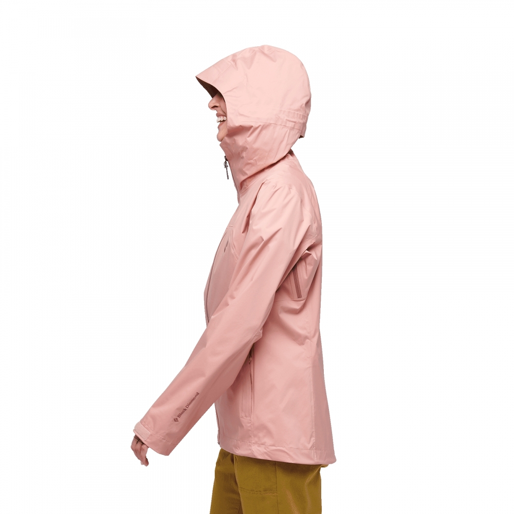 블랙다이아몬드,스톰라인 스트레치 레인 쉘 WOMENS
