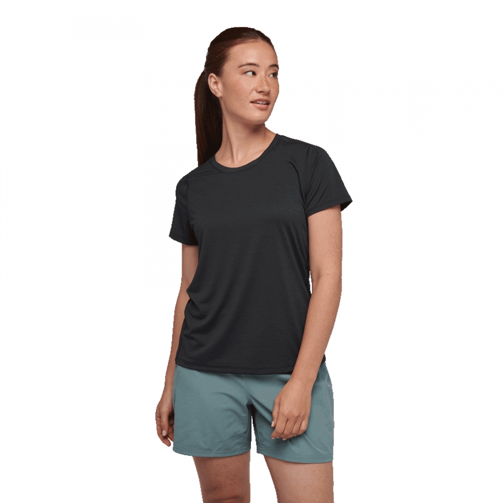 블랙다이아몬드,라이트와이어 SS 테크 티 WOMENS F24