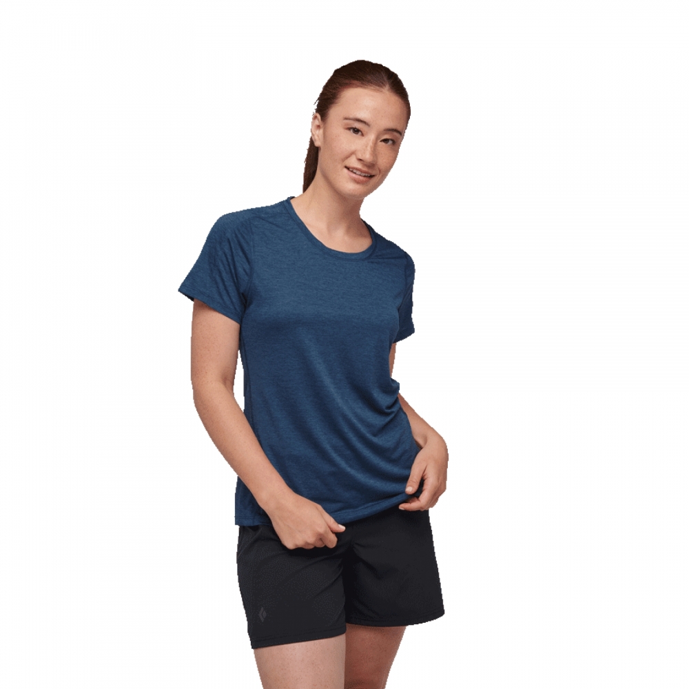 블랙다이아몬드,라이트와이어 SS 테크 티 WOMENS F24