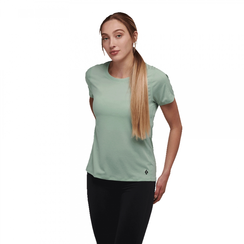 블랙다이아몬드,라이트와이어 SS 테크 티 WOMENS F24