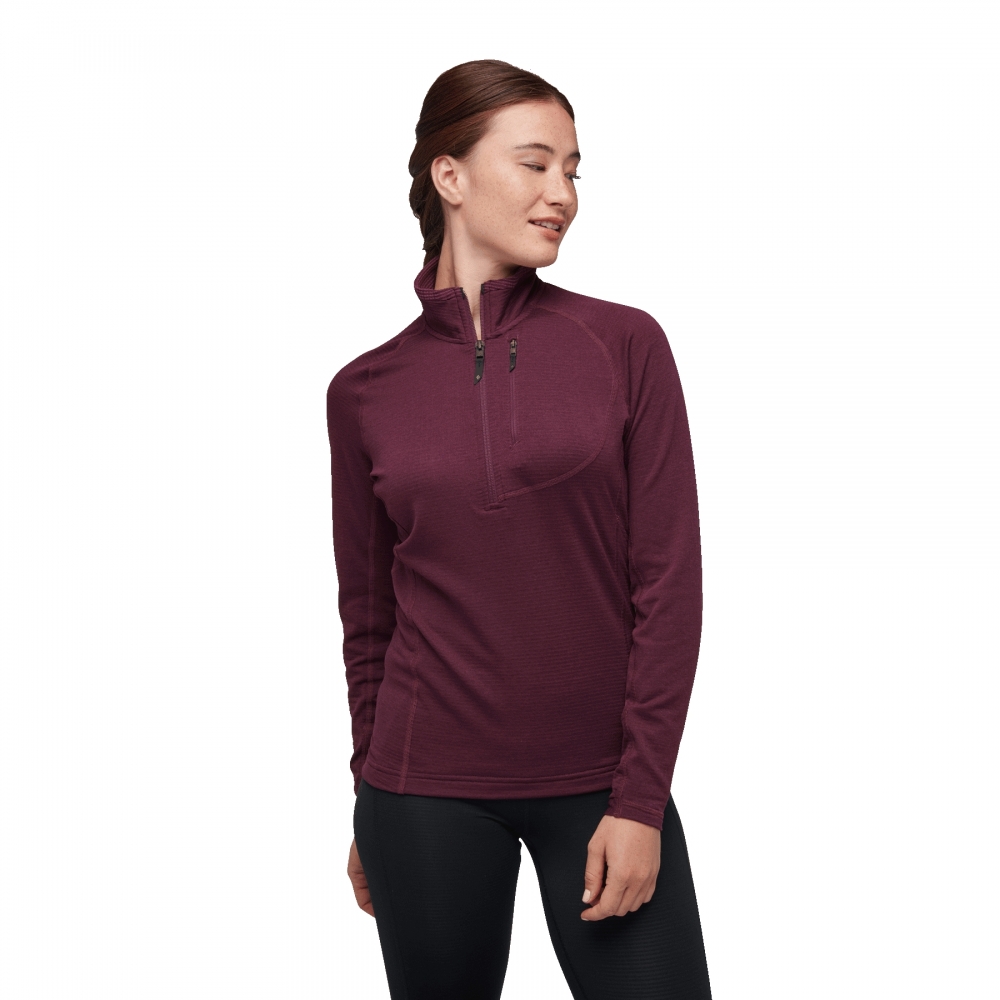 블랙다이아몬드,코이피션트 LT 쿼터 짚 WOMENS F24