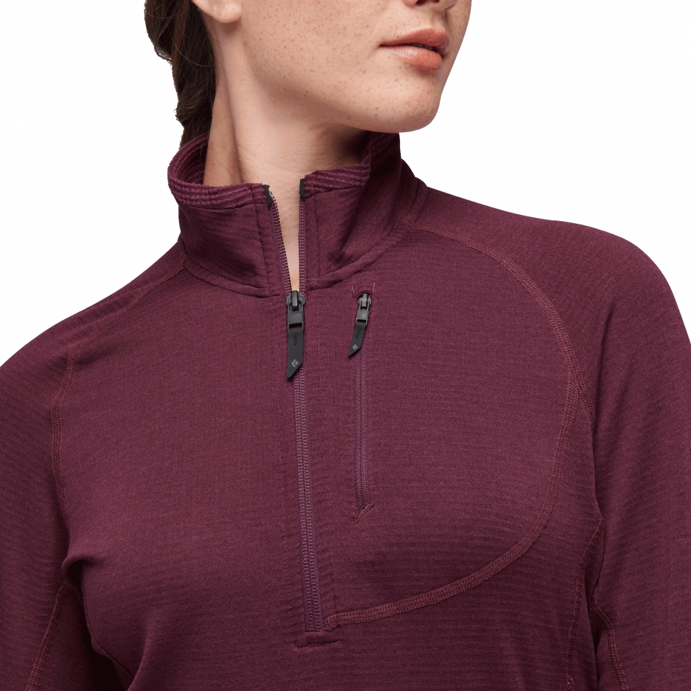 블랙다이아몬드,코이피션트 LT 쿼터 짚 WOMENS F24
