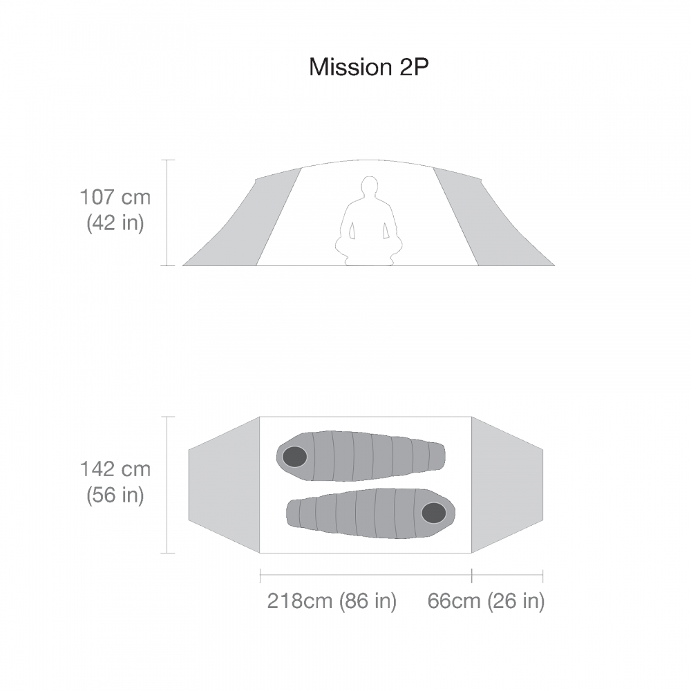 블랙다이아몬드,미션 2P 텐트