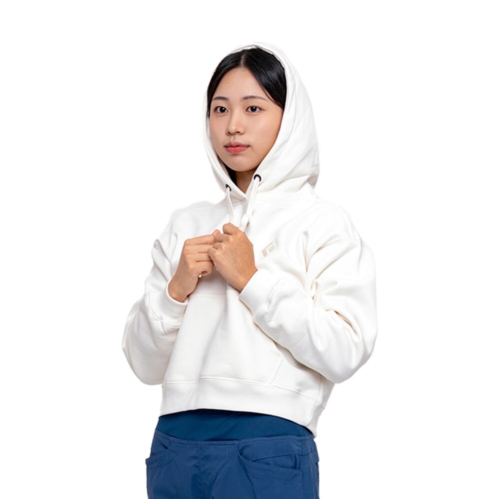 블랙다이아몬드,크롭 풀오버 후디 WOMENS