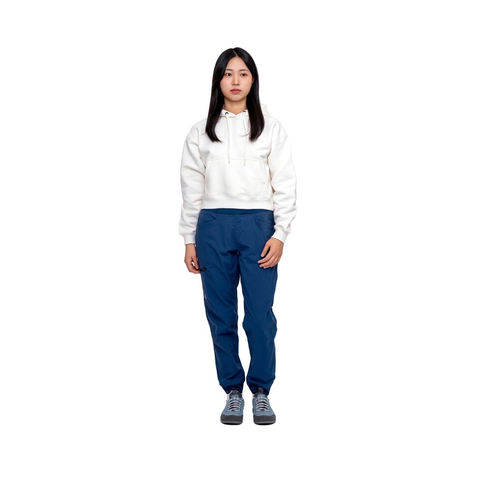 블랙다이아몬드,크롭 풀오버 후디 WOMENS