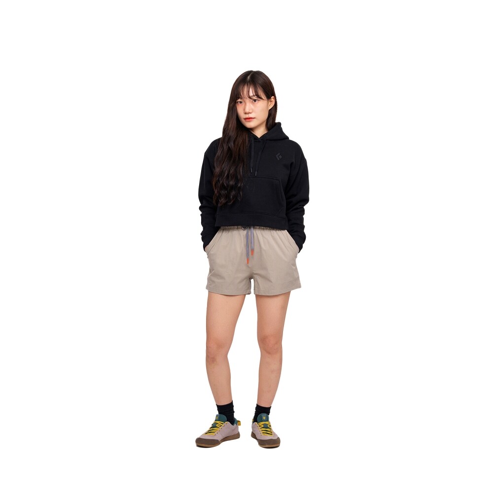 블랙다이아몬드,크롭 풀오버 후디 WOMENS