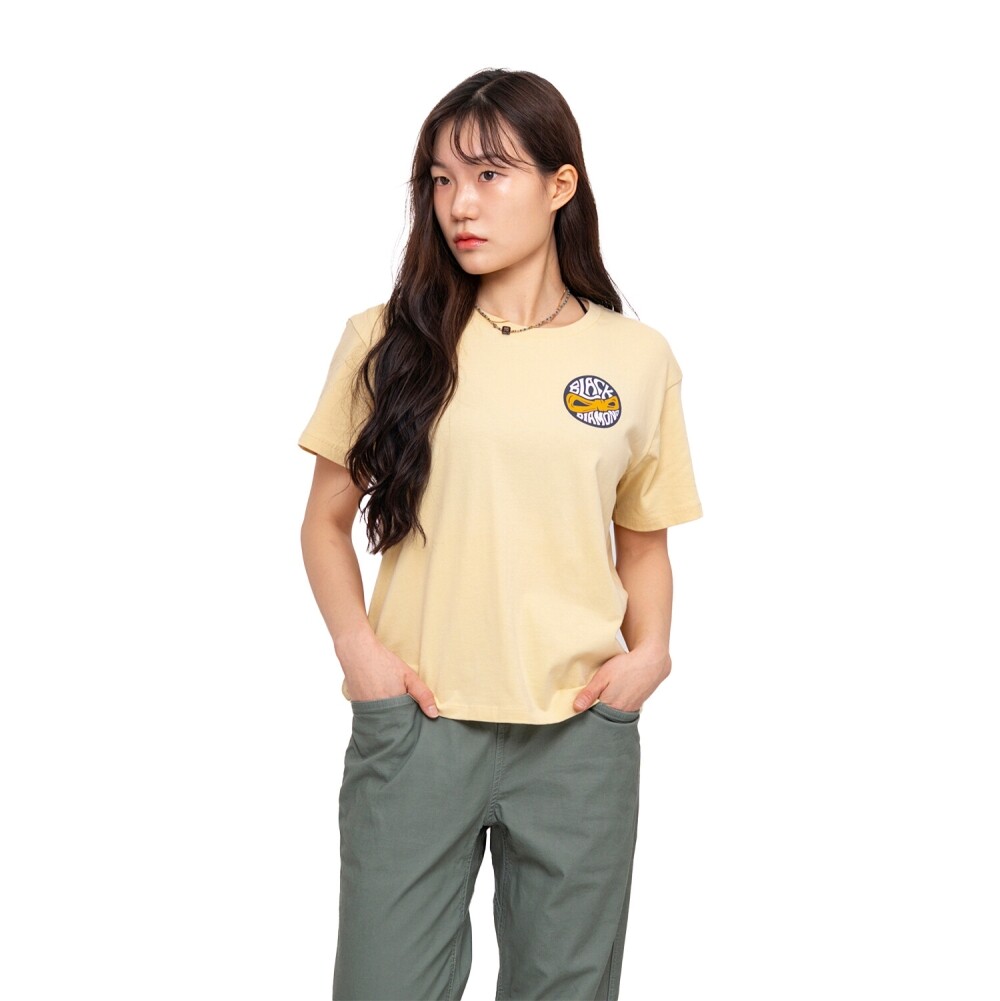 블랙다이아몬드,로프 뱃지 티 WOMENS