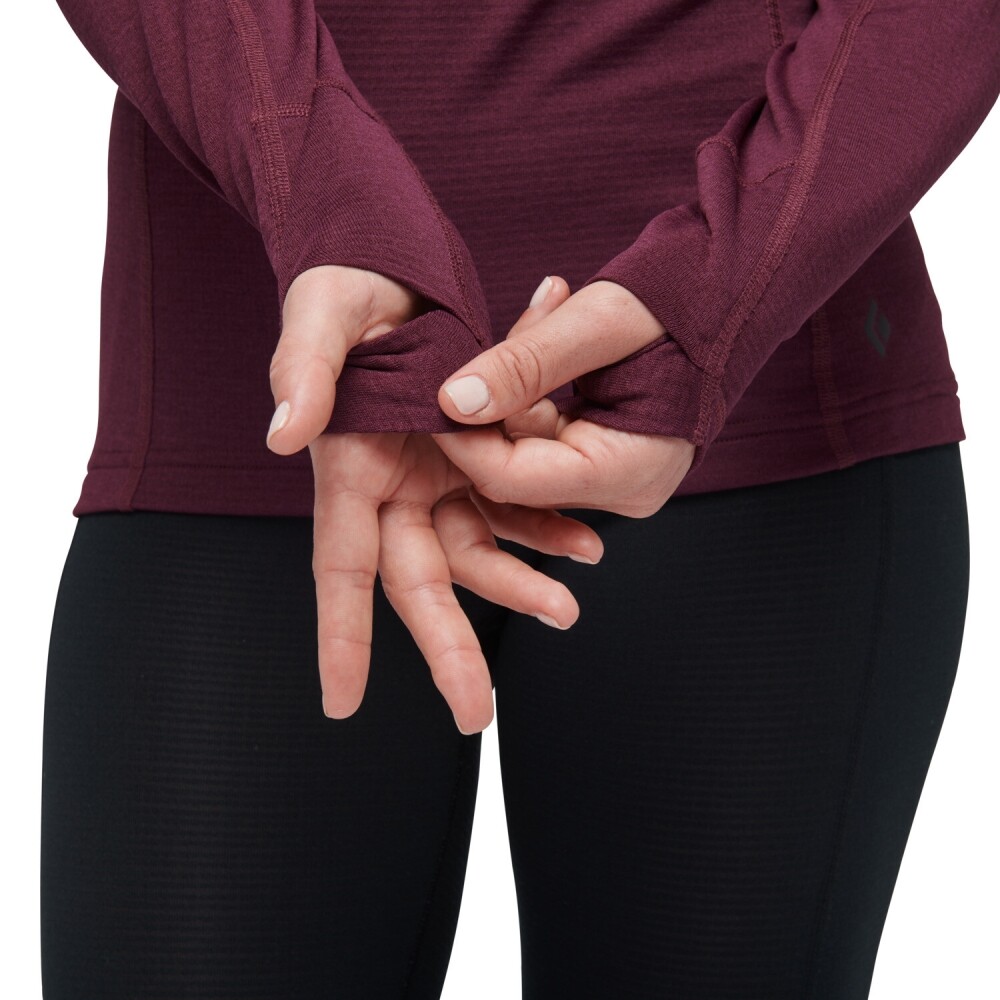 블랙다이아몬드,코이피션트 LT 쿼터 짚 WOMENS F25