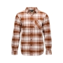 Clay-Off White Plaid